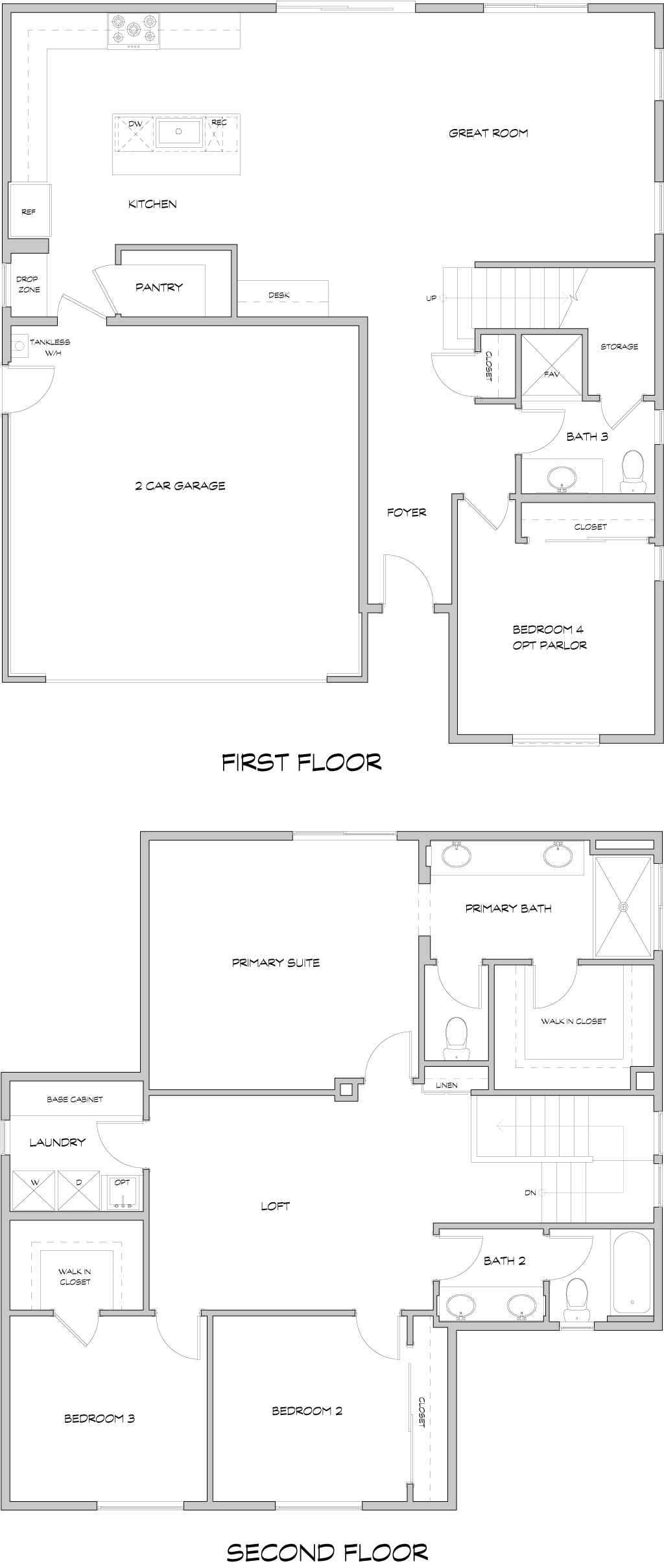 footprint of plan 1 farmhouse.